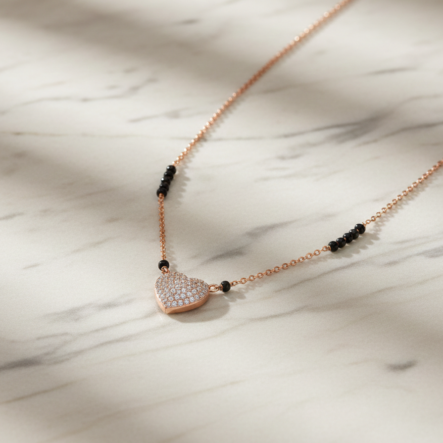 Prayal Heart Mangalsutra