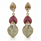 Prism Leaf Statement Earrings