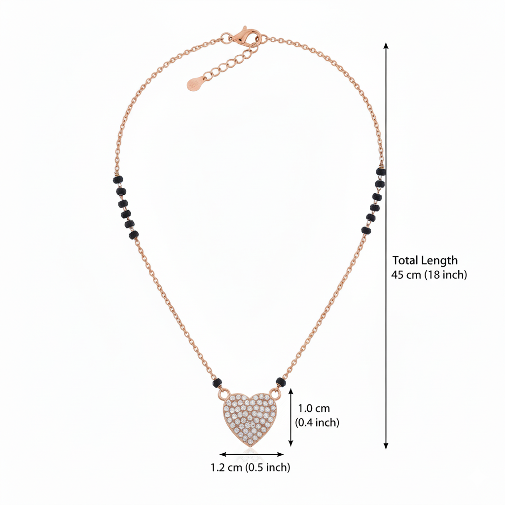 Prayal Heart Mangalsutra