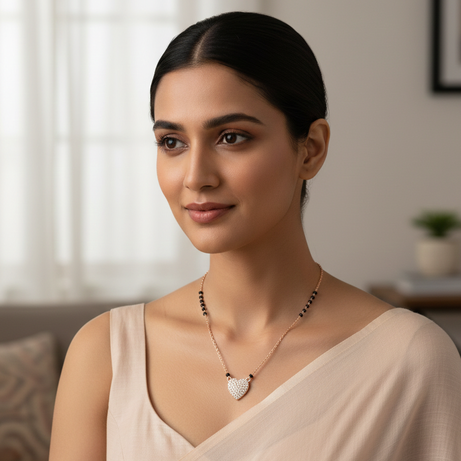 Prayal Heart Mangalsutra