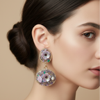 Lilac Luxe Dangles Earrings