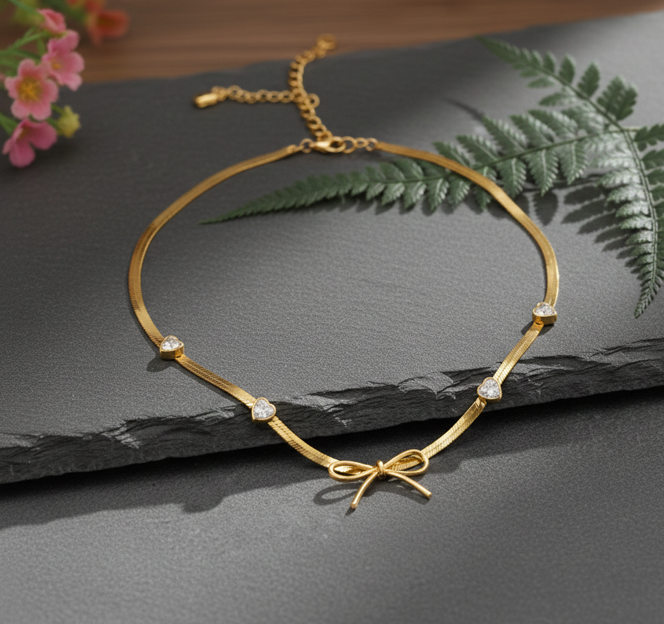 Snake Bow Necklace