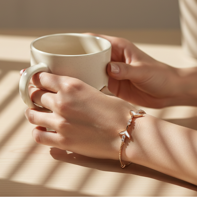 Aurora Wings Gold Bracelet