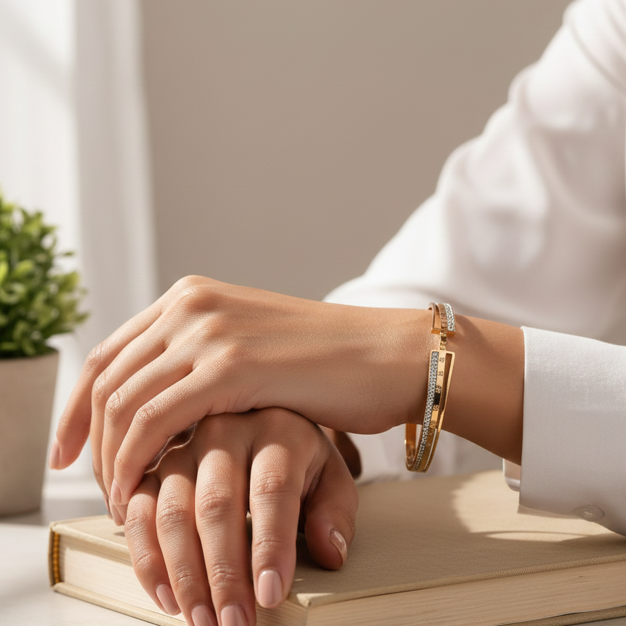 Timeless Roman Diamond Bracelet