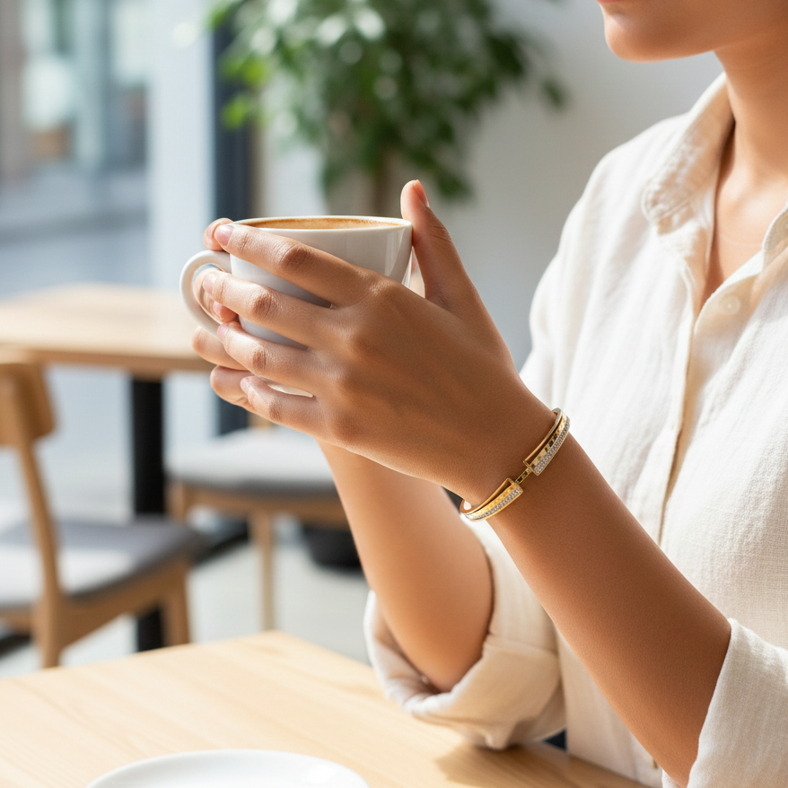 Timeless Roman Diamond Bracelet