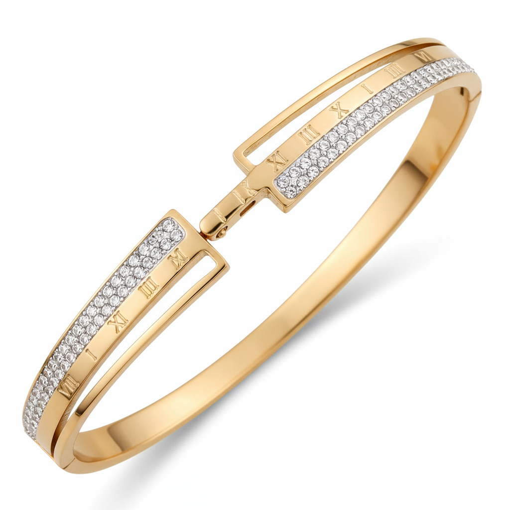 Timeless Roman Diamond Bracelet