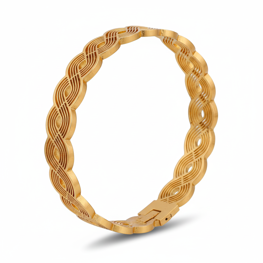 Infinity Wave Gold Kada