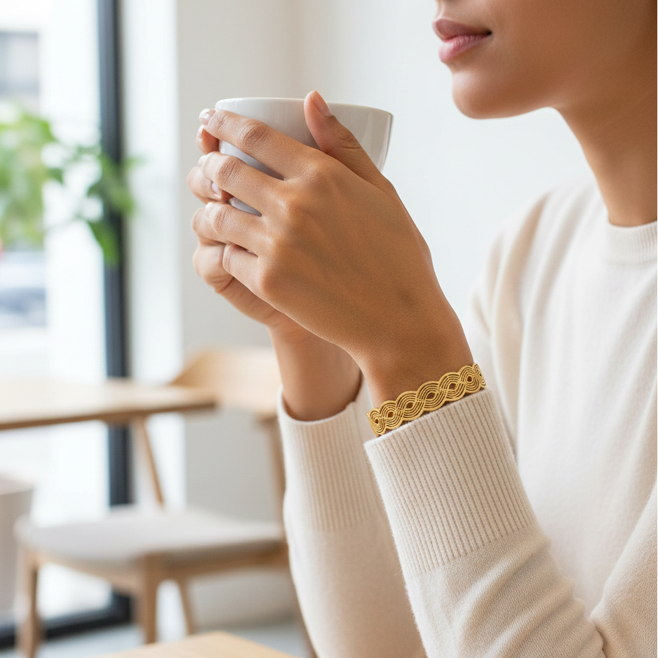 Infinity Wave Gold Kada