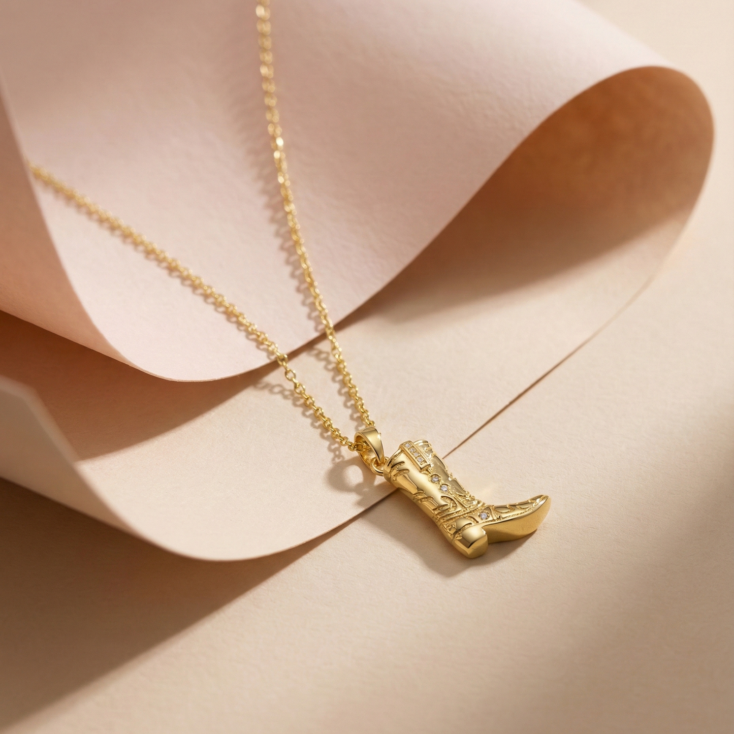 Aurielle Luxe Boot Necklace