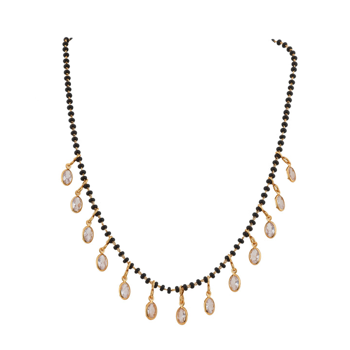 Owl Crystal Tanmaniya Mangalsutra