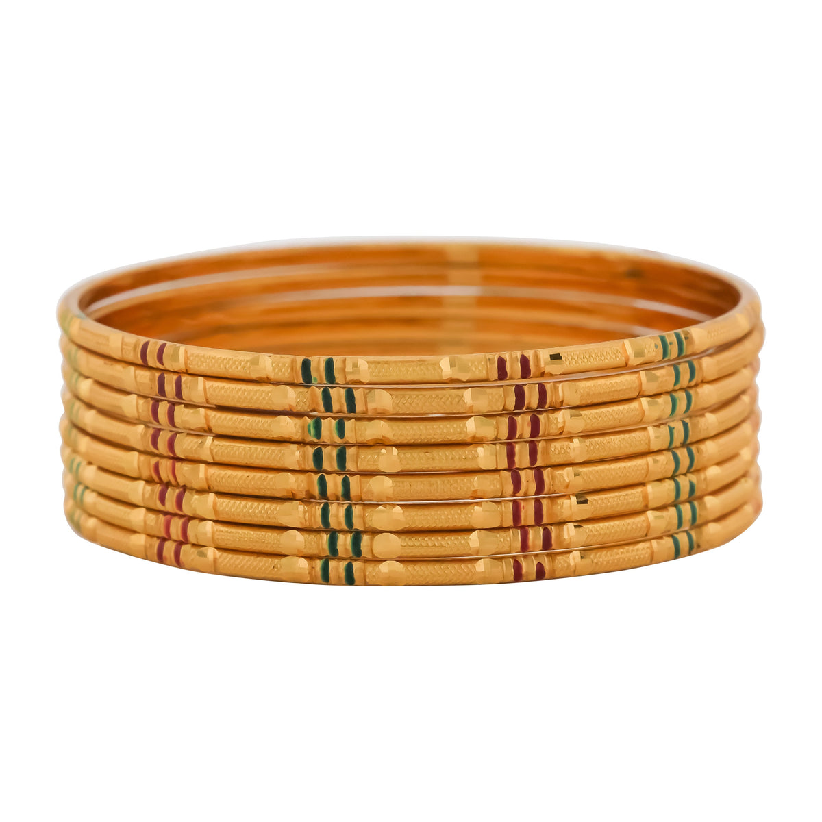 Jiswika Traditional Gold Bangles