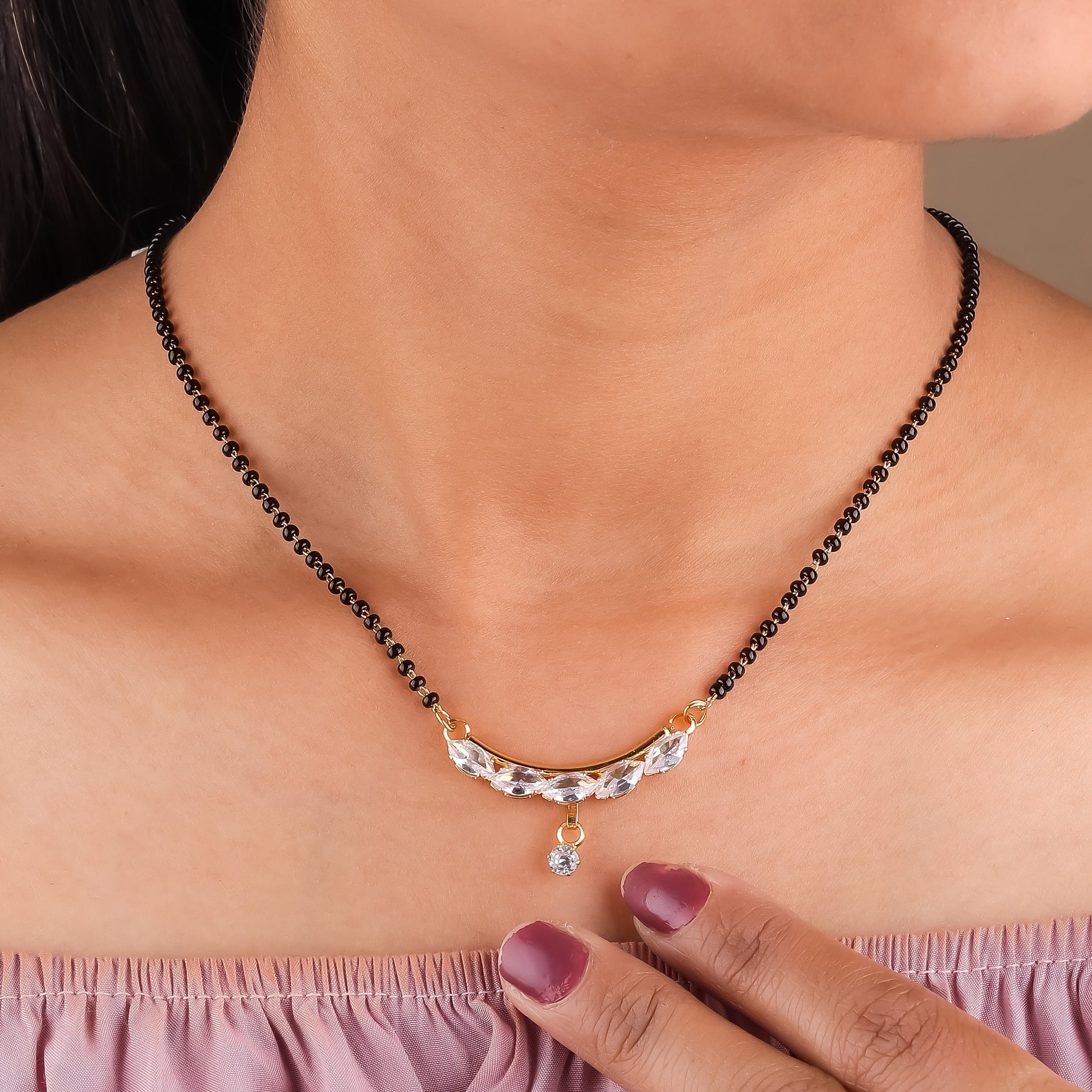 Hema Crystle Mangalsutra ~ Buy 1 Get 1 FREE