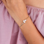 Ethereal Butterfly Stone Bracelet