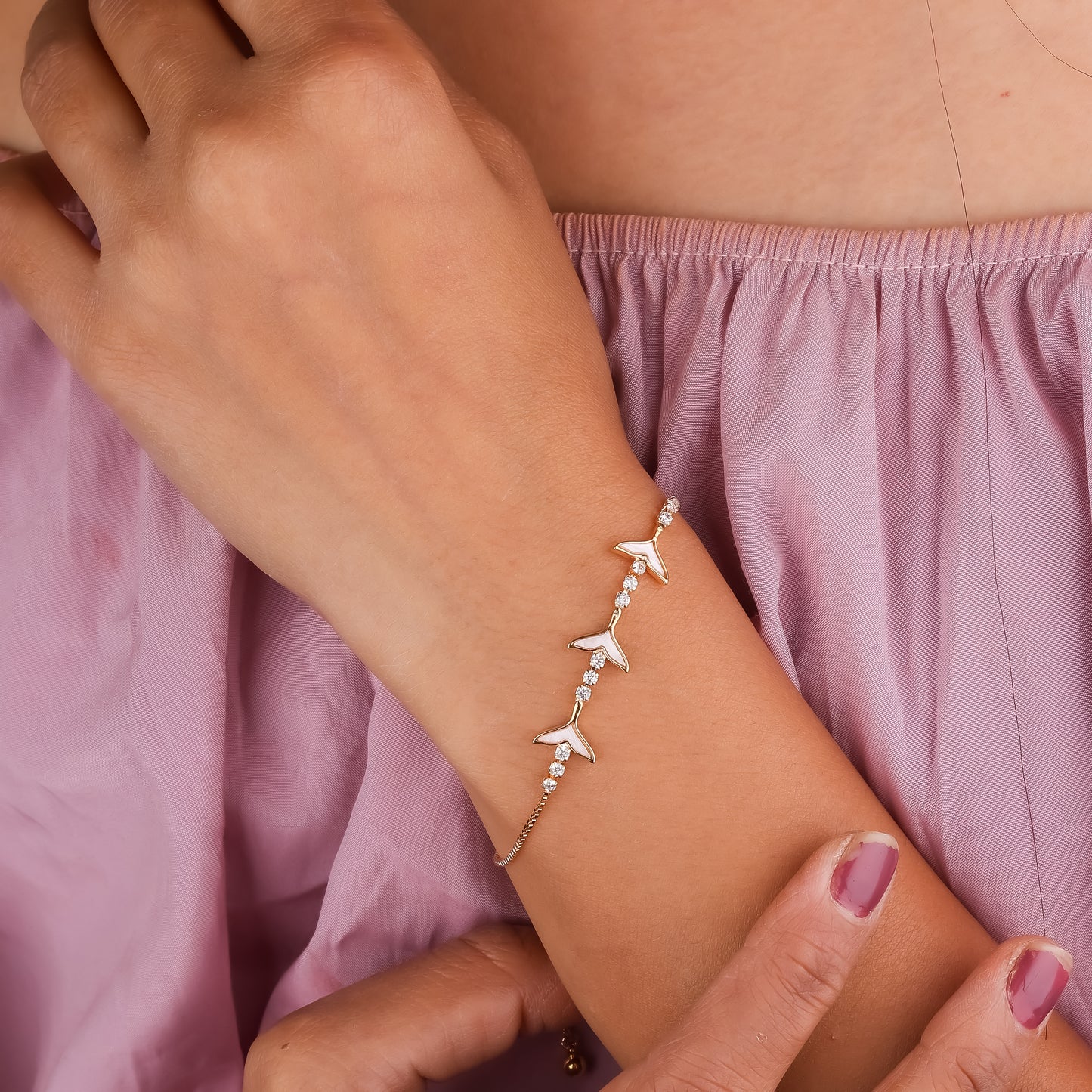 Aurora Wings Gold Bracelet