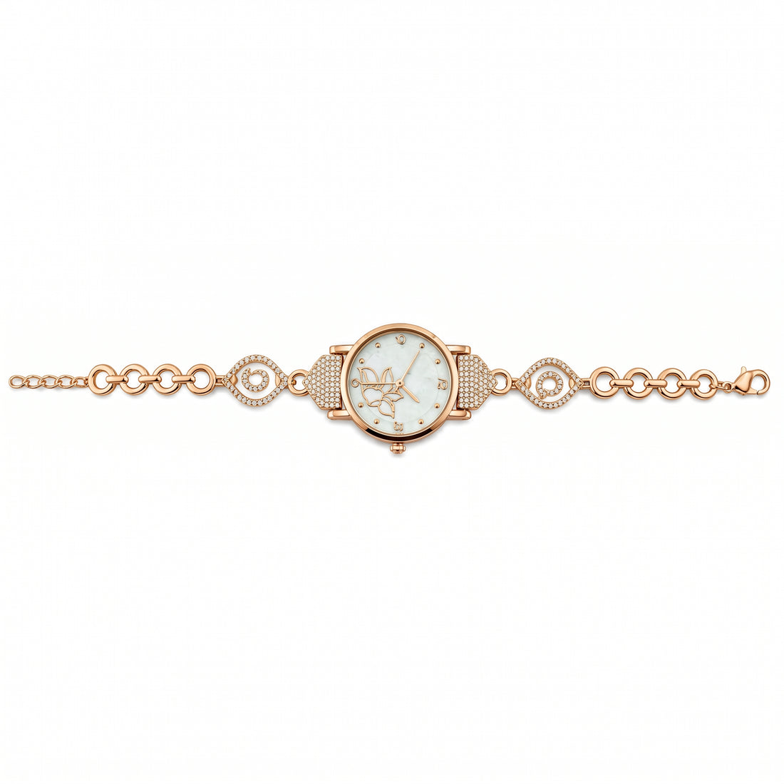 Ivory Luxe Crystal Watch