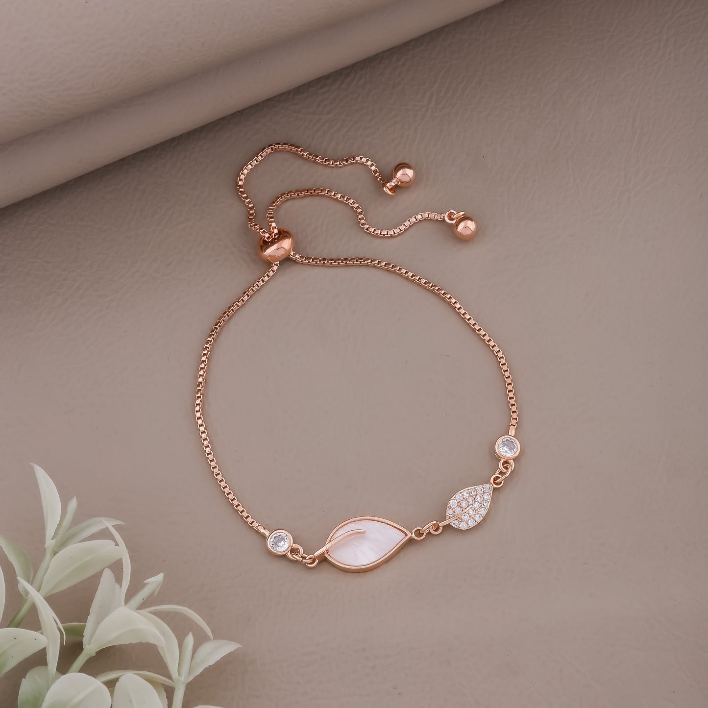 Resin Leaf Bracelets