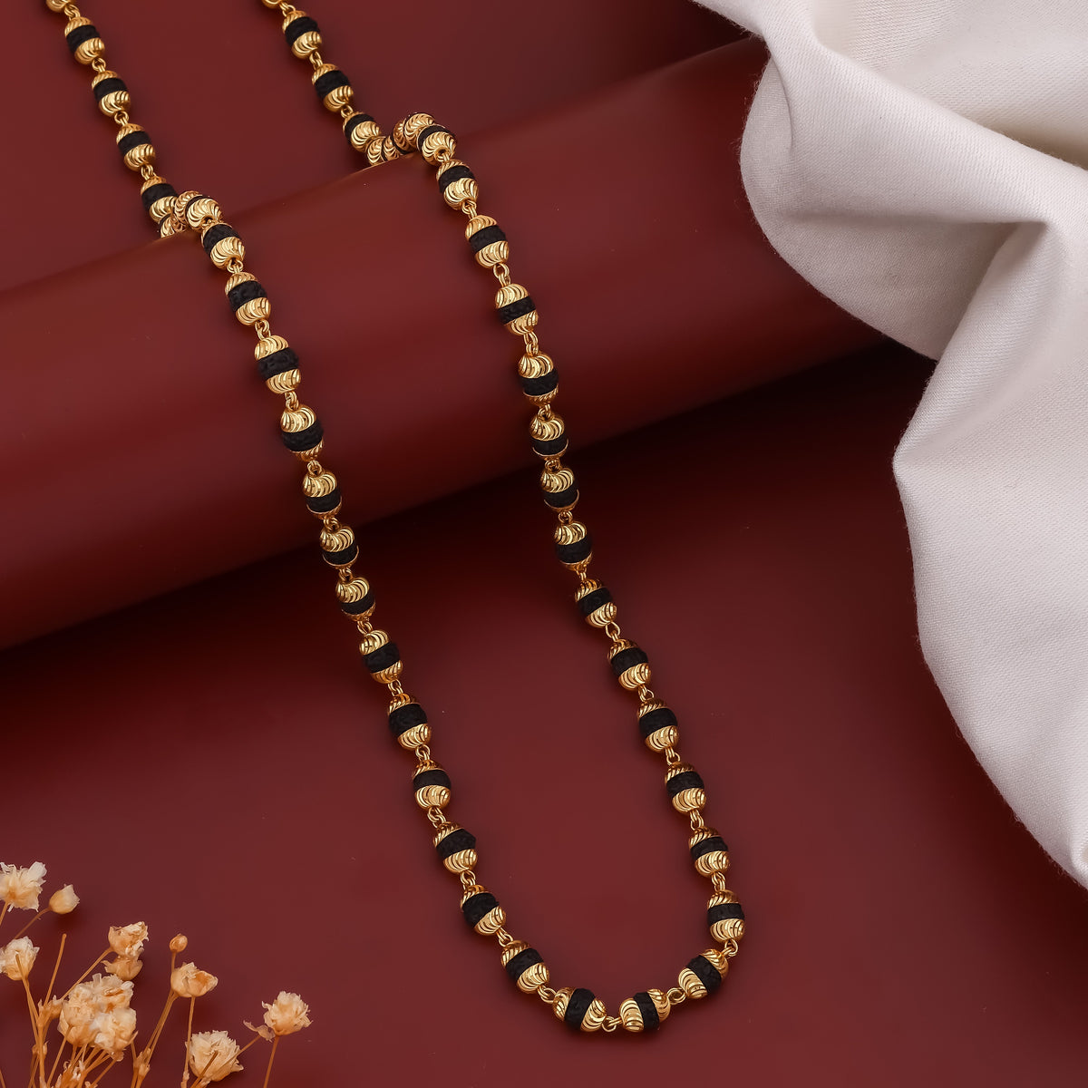 Rudra Gold Bead Chain