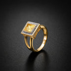 Elite Square Stone Ring