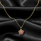 Rose Bloom Luxe Pendant Necklace