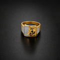 Om Power Gold Ring